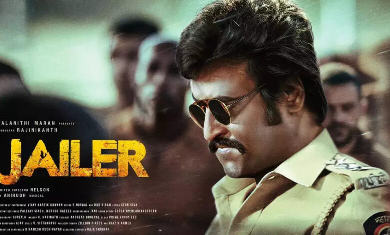 Tamil movie Jailer starring Rajinikanth, Mohanlal, Tamanna, Shiva Rajkumar