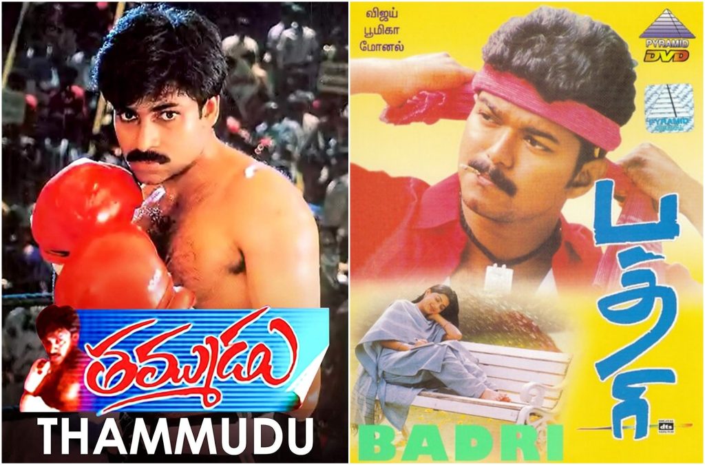 5. Thammudu (1999) Badri (2001)