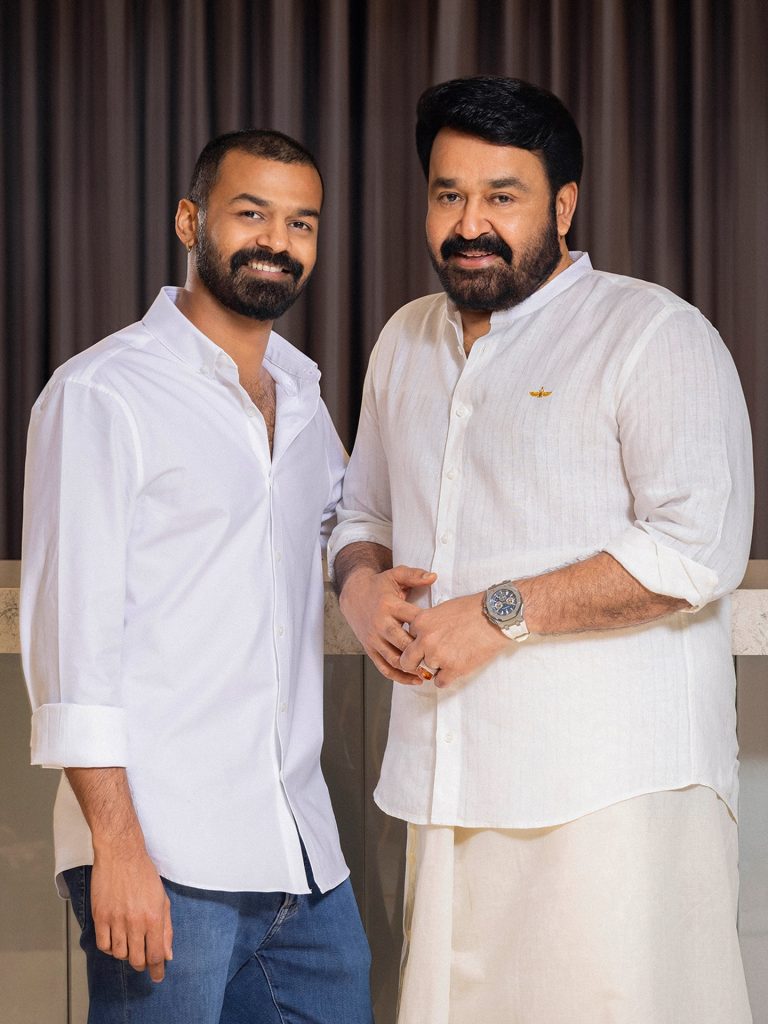 Mohanlal with Pranav Mohanlal