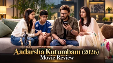 Aadarsha Kutumbam Telugu Movie Review starring Victory Venkatesh, directed by Trivikram