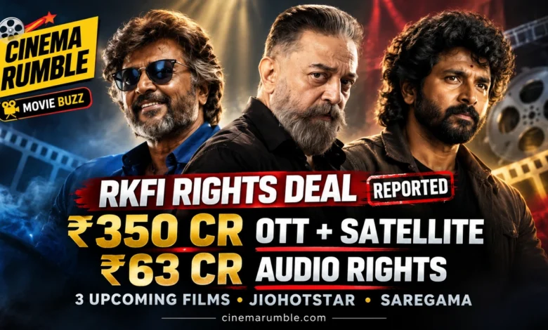 Kamal Haasan’s RKFI ₹350 Crore Rights Deal Reported for Three Films