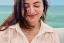 Nazriya Fahad Fazil cute look in a breezy beach 2026 (4)