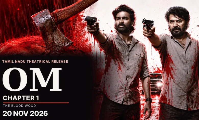 Dhanush OM Chapter 1 movie promotional featured artwork for the November 2026 release