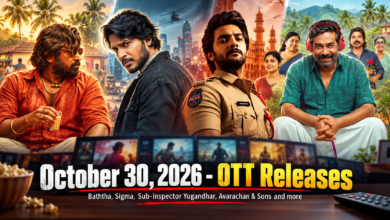 October 30, 2026 OTT Releases