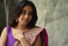 Priyanka Mohan in pink saree 2026 (2)
