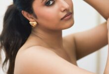 Priyanka Mohan in sleeveless sensual bodycon (3)