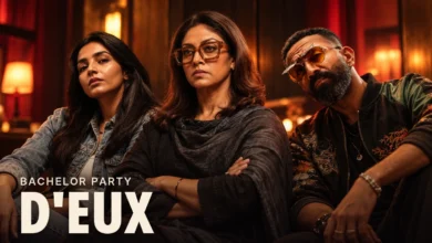Shine Tom Chacko, Nadiya Moidu, Rajisha Vijayan in Bachelor Party Deux Malayalam Amal Neerad movie